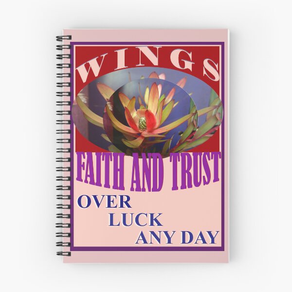 Item preview, "WINGS FAITH AND TRUST OVER LUCK ANYDAY" no.5 designed and sold by VAVibrationArt.