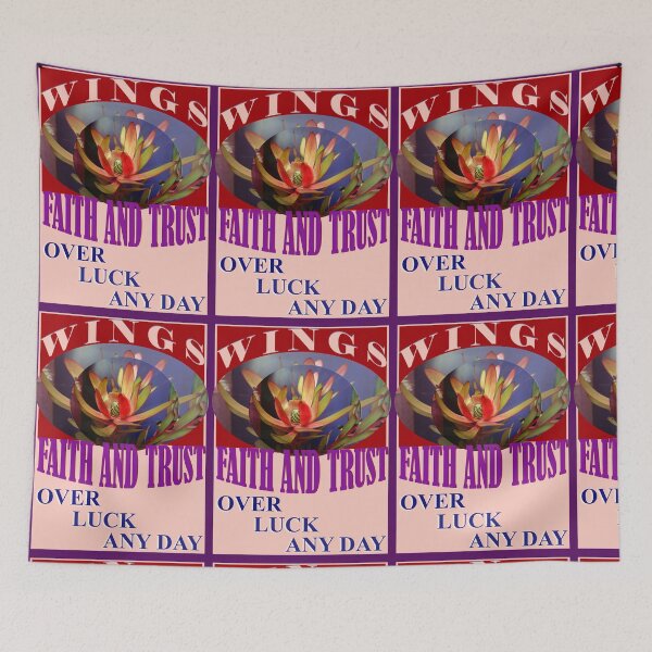 Item preview, "WINGS FAITH AND TRUST OVER LUCK ANYDAY" no.5 designed and sold by VAVibrationArt.