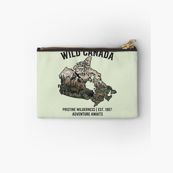 Item preview, Wild Canada – Pristine Wilderness Est. 1867 | Adventure Awaits Nature Design designed and sold by Softbear Atelier.