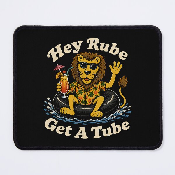 Item preview, Hey Rube Get a Tube Tropical Lion Humor designed and sold by Victor Shadehorn.