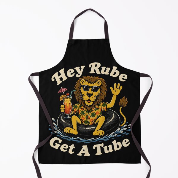Item preview, Hey Rube Get a Tube Tropical Lion Humor designed and sold by Victor Shadehorn.