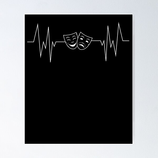 Item preview, Acting Masks Heartbeat designed and sold by Kieran Abbott.