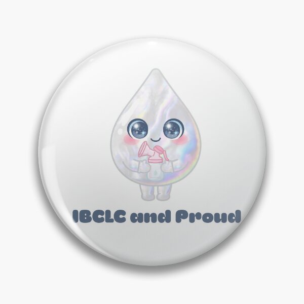 Item preview, IBCLC and Proud Lactation Consultant Kawaii Breast Milk Drop designed and sold by Neurospicy Trolls.