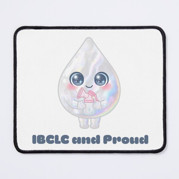 Item preview, IBCLC and Proud Lactation Consultant Kawaii Breast Milk Drop designed and sold by Neurospicy Trolls.
