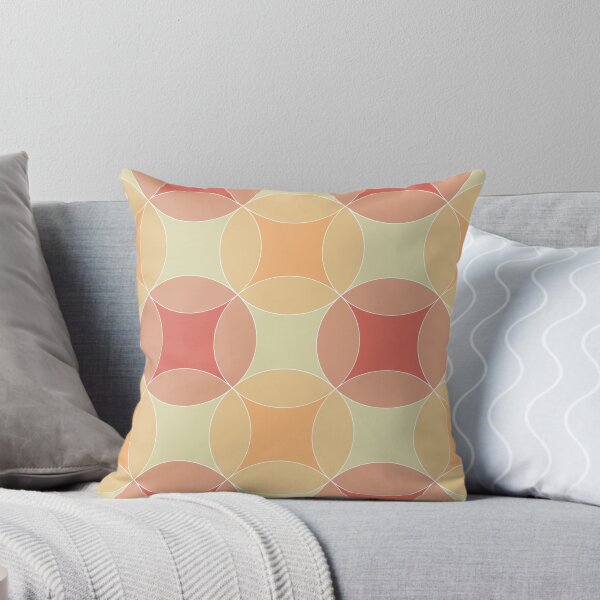 Item preview, Warm Retro Geometric Circle Pattern designed and sold by The Blue Crane Co..