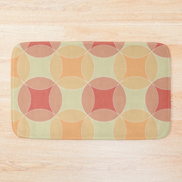 Item preview, Warm Retro Geometric Circle Pattern designed and sold by The Blue Crane Co..