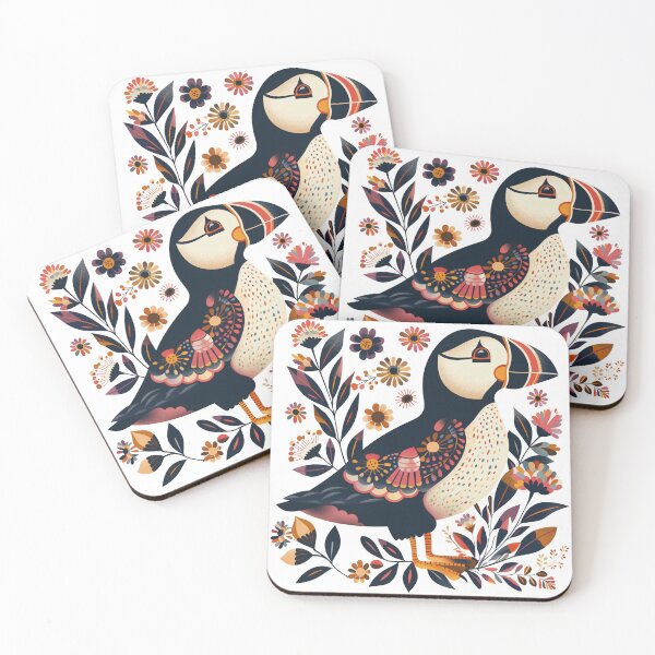 Item preview, Scandinavian Folk Art, Atlantic Puffin designed and sold by xiao xuans.