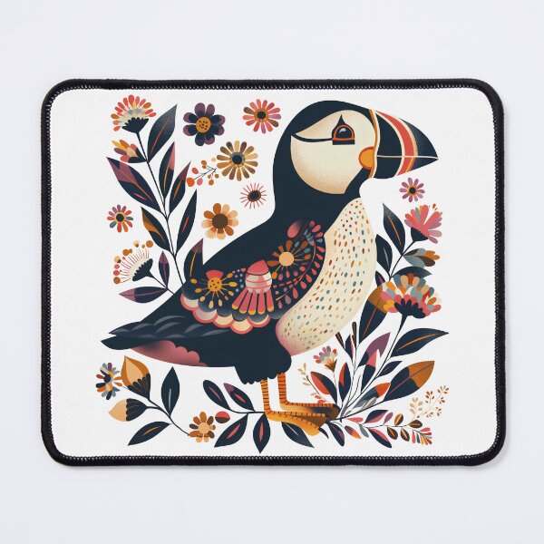 Item preview, Scandinavian Folk Art, Atlantic Puffin designed and sold by xiao xuans.