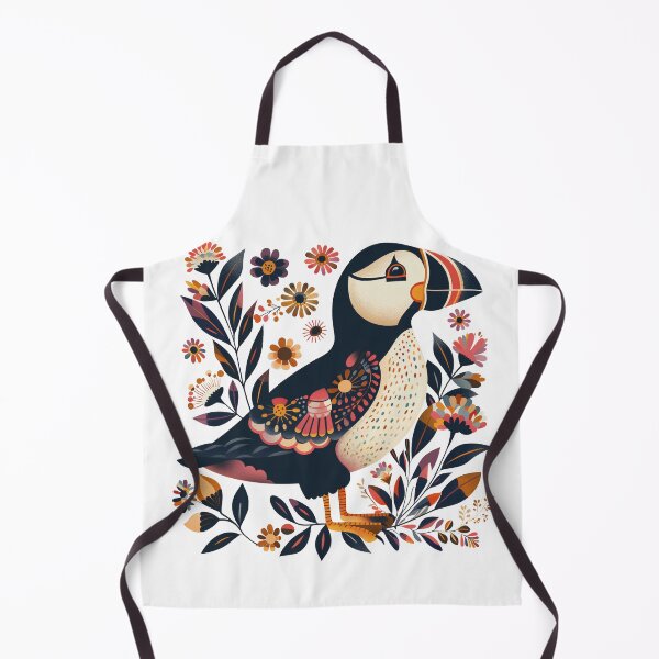 Item preview, Scandinavian Folk Art, Atlantic Puffin designed and sold by xiao xuans.