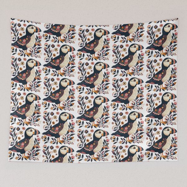 Item preview, Scandinavian Folk Art, Atlantic Puffin designed and sold by xiao xuans.