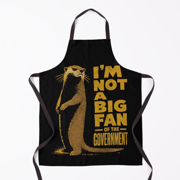 Item preview, Not a Big Fan of the Government Otter Humor designed and sold by Victor Shadehorn.