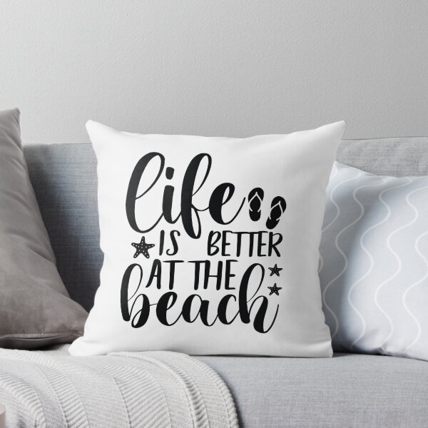 Item preview, Life Is Better At The Beach - Retro Summer Quotes Cool Ocean Vacation Beach Vibe Apparel Art designed and sold by FuzionRaptor.