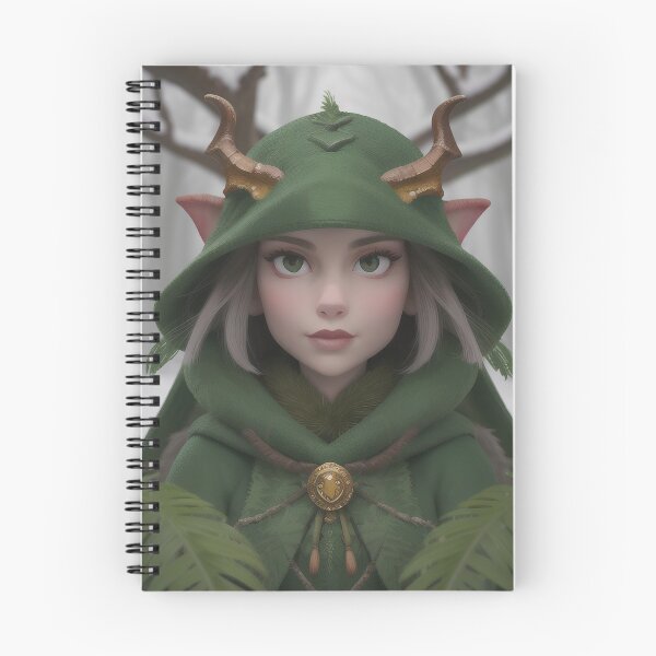 Item preview, Enchanted Forest Guardian Portrait designed and sold by MoonGlyphSilence.