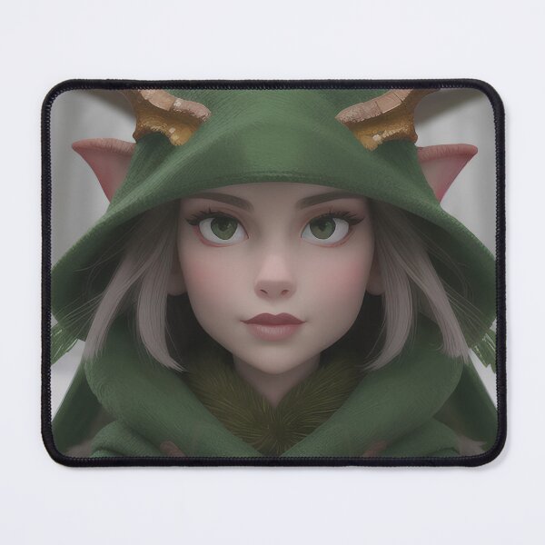 Item preview, Enchanted Forest Guardian Portrait designed and sold by MoonGlyphSilence.