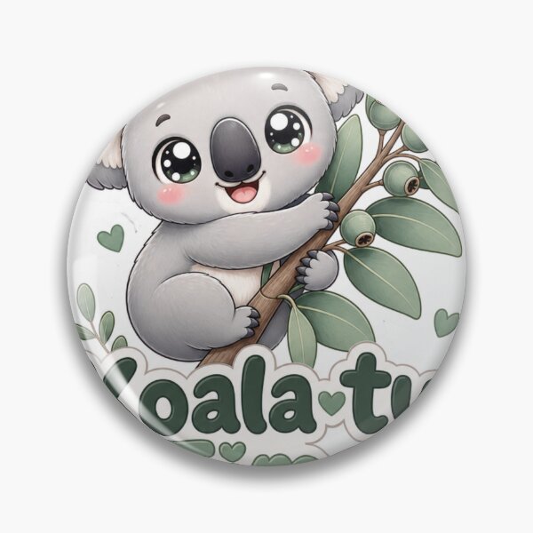 Item preview, Koala-ty Time Cute Koala Kawaii Saying designed and sold by BoosterShop.