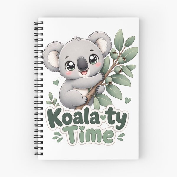 Item preview, Koala-ty Time Cute Koala Kawaii Saying designed and sold by BoosterShop.