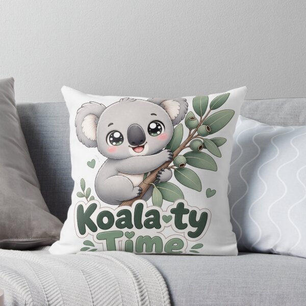 Item preview, Koala-ty Time Cute Koala Kawaii Saying designed and sold by BoosterShop.