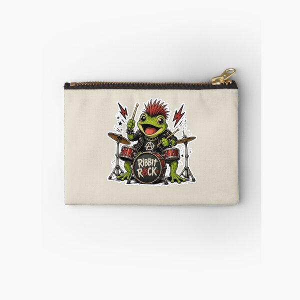 Item preview, Ribbit Rock Drummer designed and sold by Safe Haven Pets.