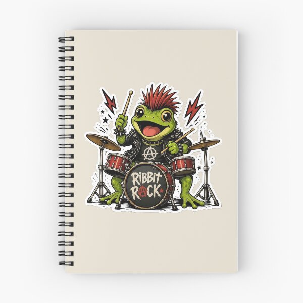 Item preview, Ribbit Rock Drummer designed and sold by Safe Haven Pets.