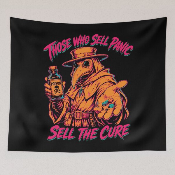 Item preview, Those Who Sell Panic Sell the Cure designed and sold by Victor Shadehorn.