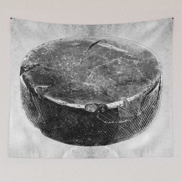 Item preview, Worn Hockey Puck With Scratched Surface designed and sold by Ghoul Enterprises.
