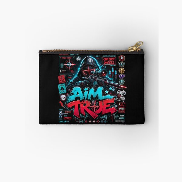 Item preview, AIM TRUE Gaming Sticker | Neon Cyber Gamer Graphic | Esports Streetwear Design AIM TRUE – Lock In. Stay Focused. Win Every Match. designed and sold by Stylestickers55.