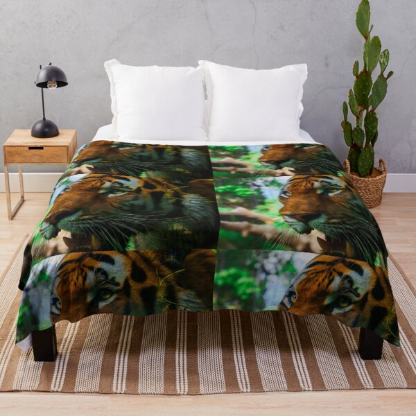Item preview, Fierce Tiger Close Up Portrait in Jungle designed and sold by NorthWild.