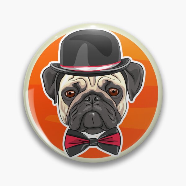 Artikelvorschau, Porträt von Herrn Mops entworfen und verkauft von FanFest.