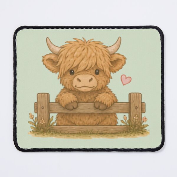 Item preview, Hello There Highland Cow designed and sold by MellowMunchkins.