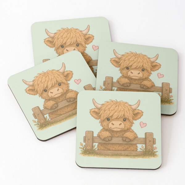 Item preview, Hello There Highland Cow designed and sold by MellowMunchkins.