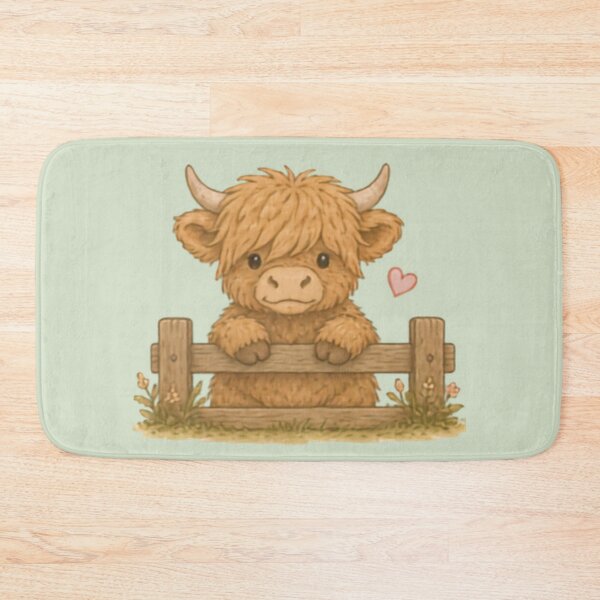 Item preview, Hello There Highland Cow designed and sold by MellowMunchkins.