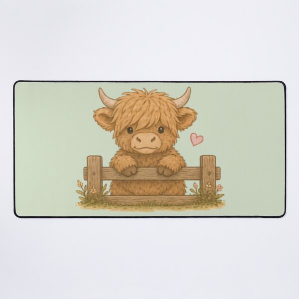 Item preview, Hello There Highland Cow designed and sold by MellowMunchkins.
