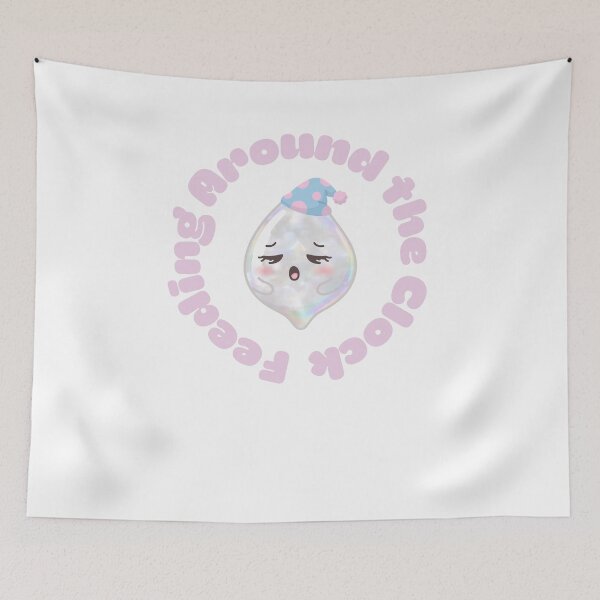 Item preview, Feeding Around The Clock Breastfeeding Kawaii Milk Drop Funny IBCLC New Mom Gift designed and sold by Neurospicy Trolls.