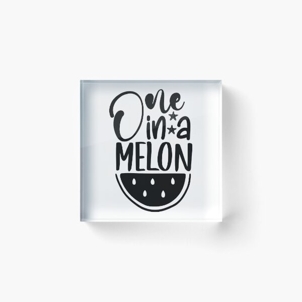 Item preview, One In A Melon - Summer Quotes Retro Vintage Aesthetic Cute Watermelon Fruit Gift designed and sold by FuzionRaptor.