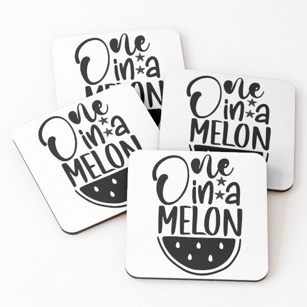 Item preview, One In A Melon - Summer Quotes Retro Vintage Aesthetic Cute Watermelon Fruit Gift designed and sold by FuzionRaptor.