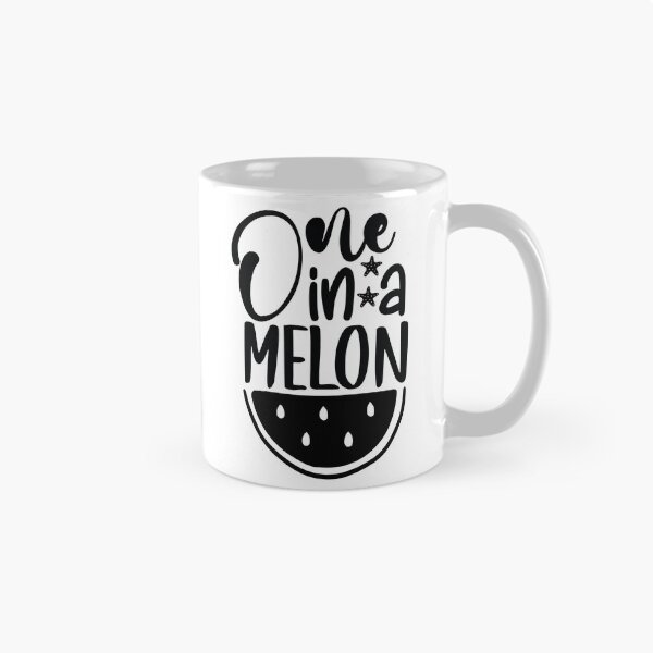 Item preview, One In A Melon - Summer Quotes Retro Vintage Aesthetic Cute Watermelon Fruit Gift designed and sold by FuzionRaptor.