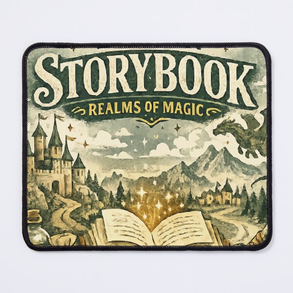 Item preview, Lost In Storybook Realms Vintage Fantasy Reader Book Lover Design designed and sold by WORN.THOUGHTS.