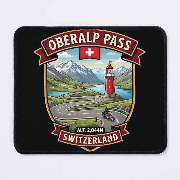 Item preview, Oberalp Pass Switzerland Mountain Explorer Design designed and sold by enzoade.