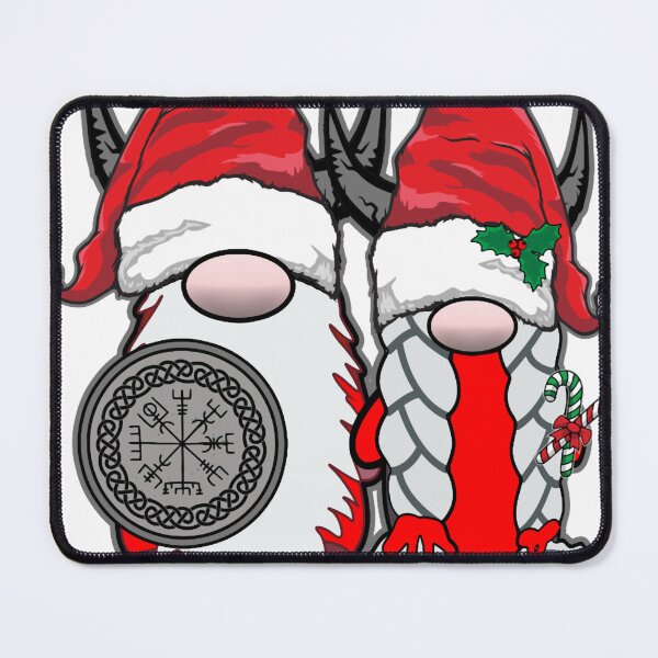 Item preview, Cute Nordic Gnomes Viking Tomte Couple Scandinavian Nisse Christma designed and sold by printonio.