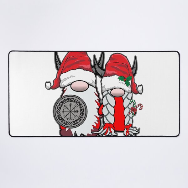 Item preview, Cute Nordic Gnomes Viking Tomte Couple Scandinavian Nisse Christma designed and sold by printonio.