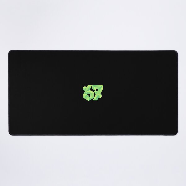 Item preview, 3D Isometric Geometric Green Number 67 designed and sold by Sergii Davydenko.