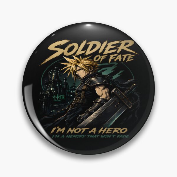 Item preview, I'm Not A Hero-FF7 Memory Quote Aesthetic designed and sold by TTdesigns123.