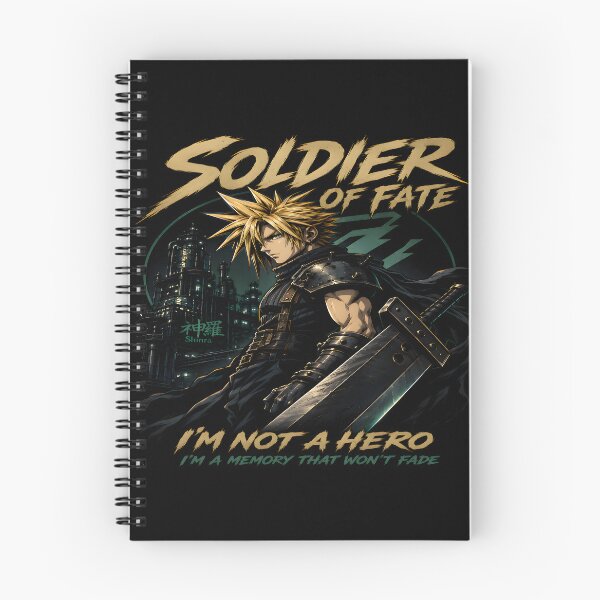 Item preview, I'm Not A Hero-FF7 Memory Quote Aesthetic designed and sold by TTdesigns123.