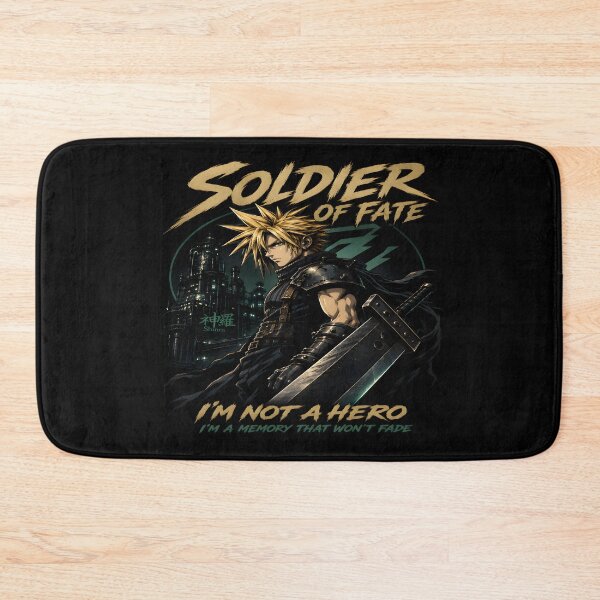 Item preview, I'm Not A Hero-FF7 Memory Quote Aesthetic designed and sold by TTdesigns123.