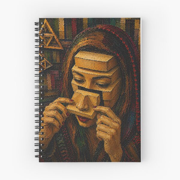Item preview, The Secret of the Sphinx Surreal Fractal Portrait designed and sold by San Jaya Prime.