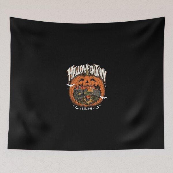 Item preview, Vintage Jack O’ Lantern Haunted Town Halloween 2 designed and sold by Doodletext.
