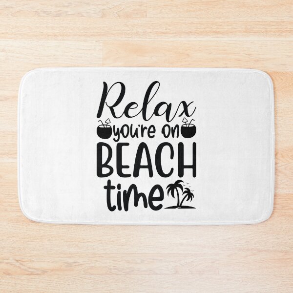 Item preview, Relax You're On Beach Time - Summer Quotes Retro Vintage Aesthetic Ocean Lover Gift designed and sold by FuzionRaptor.