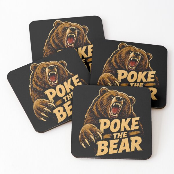 Item preview, Poke the Bear Savage Wilderness Warning designed and sold by Victor Shadehorn.