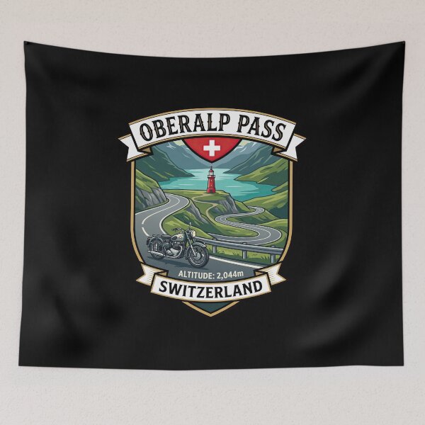 Item preview, Oberalp Pass Scenic Mountain Route Switzerland Artwork designed and sold by enzoade.