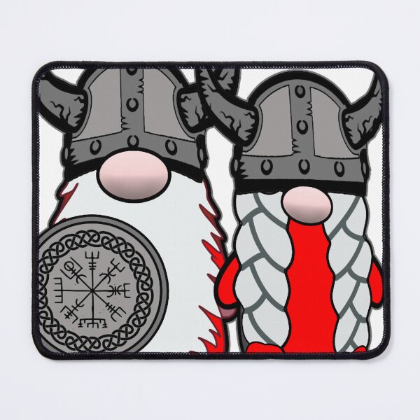 Item preview, Funny Cute Nordic Gnomes Vikings Tomte Couple Scandinavian designed and sold by printonio.